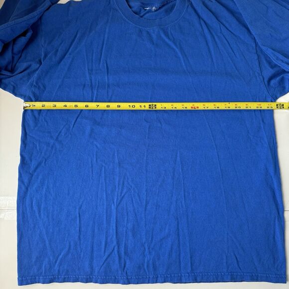 Unbranded Men’s Long Sleeve Tee Shirt Blue Size L/XL? - Picture 3 of 6